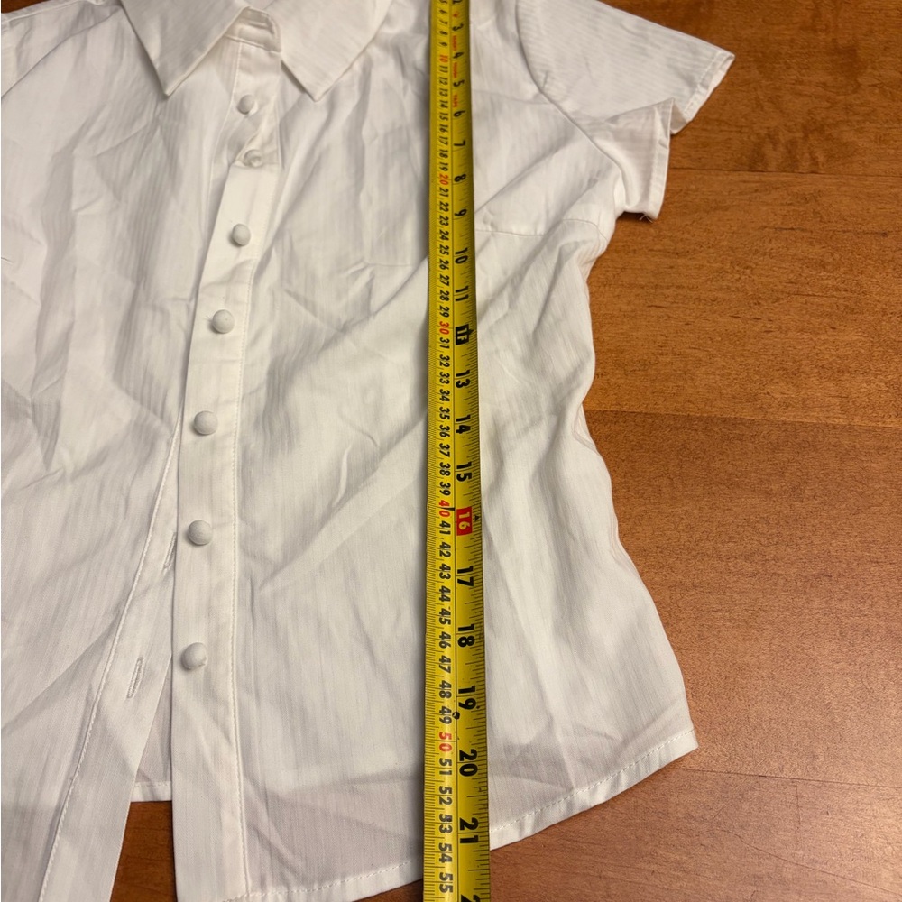 Princess Polly White Button-Down Shirt - Picture 4 of 8